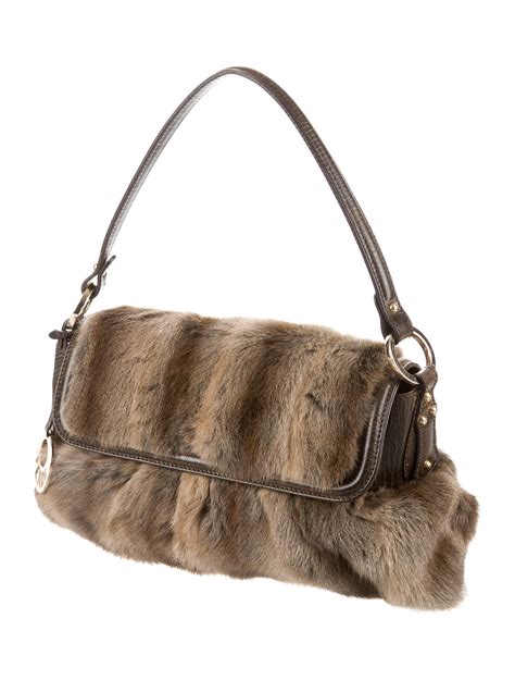 fendi furry bag